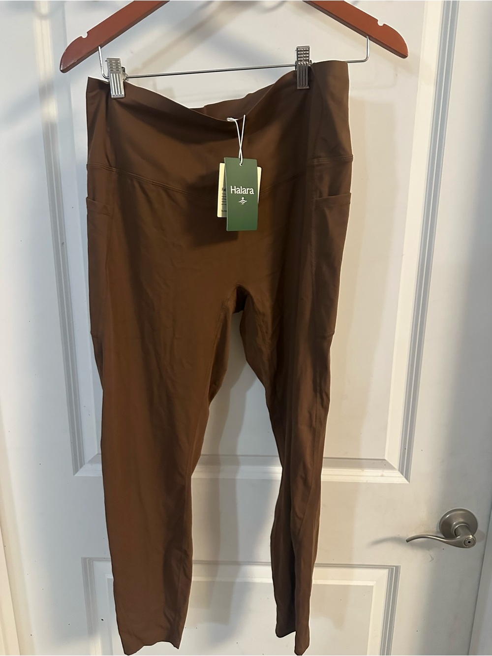 HALARA Kids Chocolate Brown High-Waist Leggings